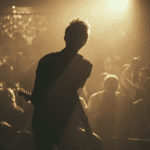 Band in venue