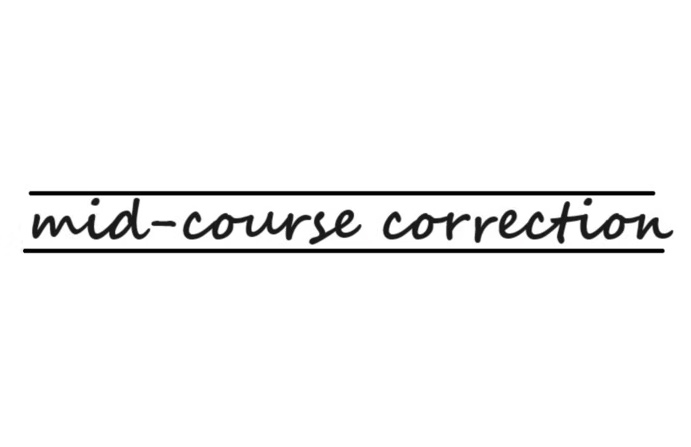 midcourse correction logotype