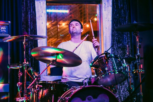 Drummer RickAltieri of Blue Zero live at Bottom of the Hill, San Francisco