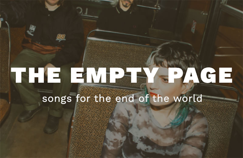the empty page